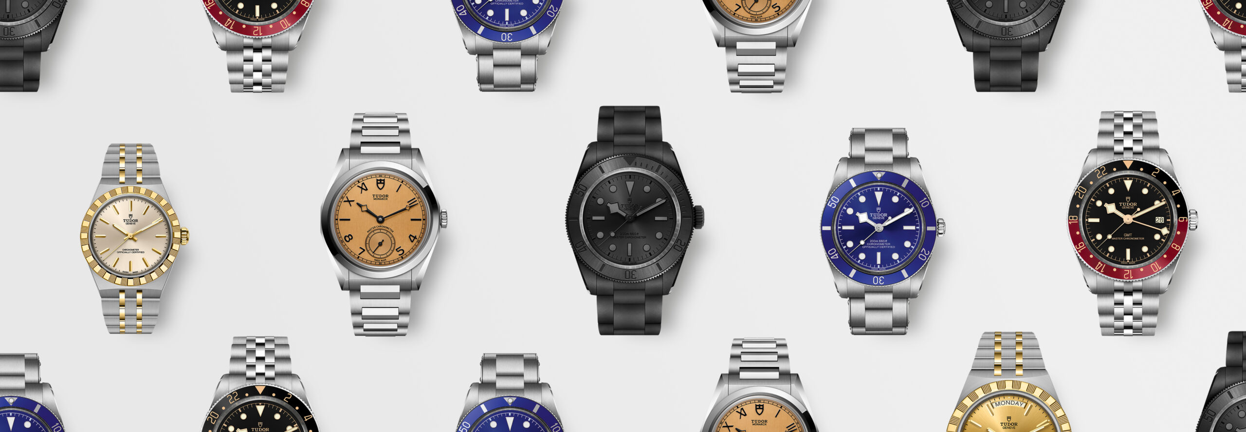 A selection of TUDOR watches